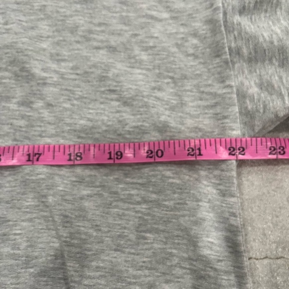 [S]Eileen Fisher Light Gray Organic Cotton Blend Hoodie - Picture 4 of 7